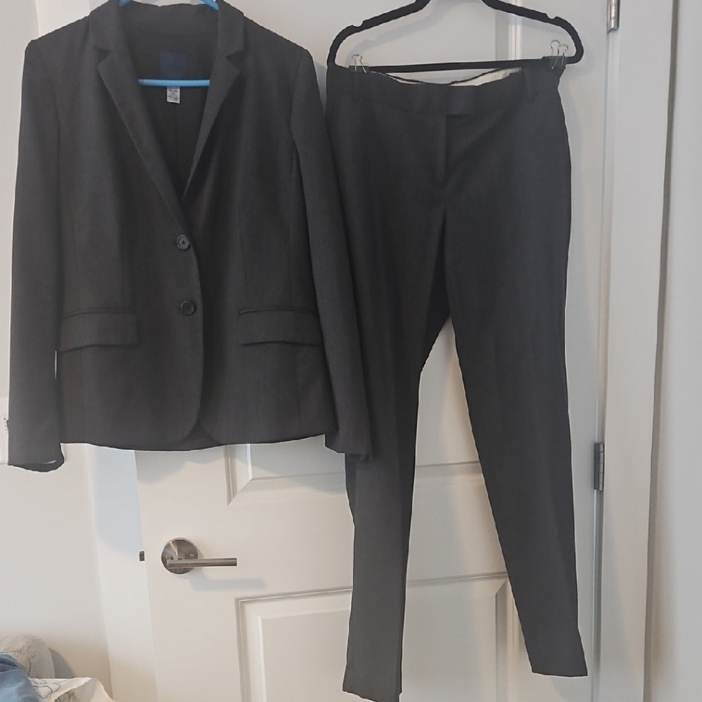 J. Crew Charcoal Gray Suit